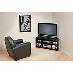 Broadway Black Corner Plasma/ LCD TV Console