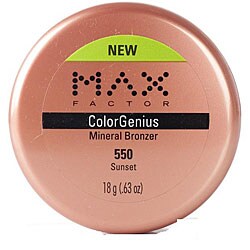 Max Factor ColorGenius # 550 Sunset Mineral Bronzer (Pack of 4)