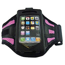 Skque Pink Mesh Sports Armband for Apple iPhone 3G Series