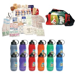 Lifeline Waterbottles Team Sports Coaches Kit Hydration Bundle