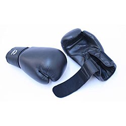 16-oz Black Boxing Gloves