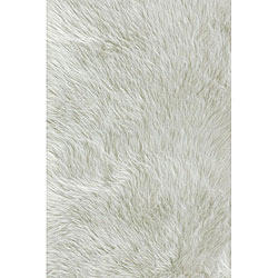 Jungle Sheep Skin Ivory Rug (5' x 7'6)