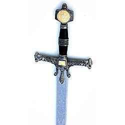 King Solomon 49-inch Sword with Hanging Plaque