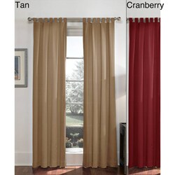 Twill Tab Top 84-inch Window Panel