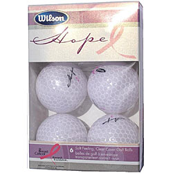Wilson Hope Women's White Pearl Golf Balls (Pack of 60)