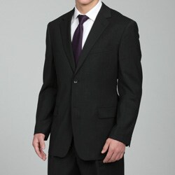 Luca Bertoni Men's Charcoal Two-button Wool Suit