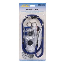 ADC Royal Blue Nurse Combo Stethoscope and Instruments Kit