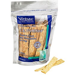 30-count Petite CET HEXtra Premium Oral Hygiene Dog Chews (Pack of 3)