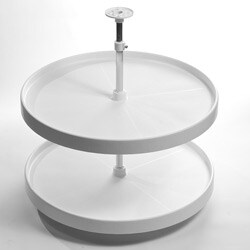 Round 32-inch Lazy Susan Double Rotating Tray