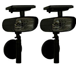 Tricod Wall Mount Solar Spotlights (Set of 2)