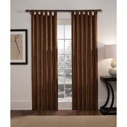 Faux Suede Tab Top 84-inch Window Panel