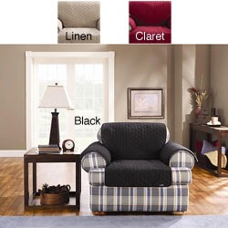 Sure Fit Quilted Cotton Chair Pet Throw
