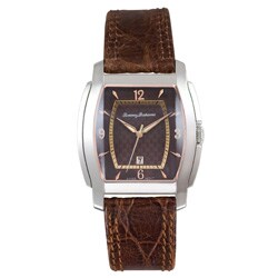 Tommy Bahama Men's Boca Brown Leather Strap Watch