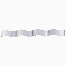 Wave 4-light Brushed Chrome Bath Fixture