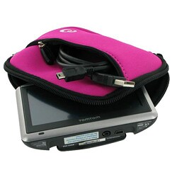 Magenta Neoprene Sleeve 4.3-inch GPS Case 