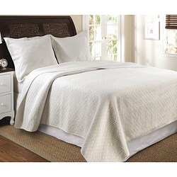 Vashon Ivory 3-piece Quilt Set