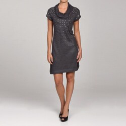 Sangria Women's Studded Sweater Knit Dress.