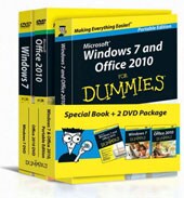 Windows 7 and Office 2010 for Dummies, Book + DVD Bundle (Mixed media product)