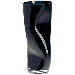 Orrefors Black 17.375-inch Squeeze Vase