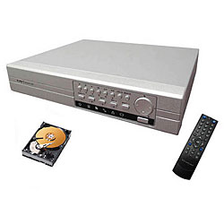 Web-Ready 4-channel 500GB HDDVR Surveillance System