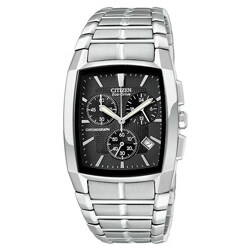 Citizen Men's Eco-Drive Chronograph Calendar Stainless Steel Watch