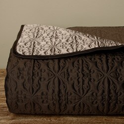 Luxe Versailles 'Rivoli' Iridescent Silk Full/ Queen-size Quilt