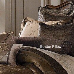 Luxe Versailles 'Rivoli' Silk Decorative Bolster Pillow