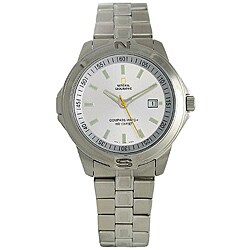 National Geographic Men's Casual Stainless Steel Silver Dial Watch
