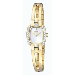 Citizen Women's Eco-Drive Goldtone Stainless Steel Crystal Watch