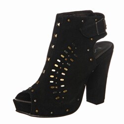 MIA Women's 'Medieval' Peep Toe Heels | Overstock.com
