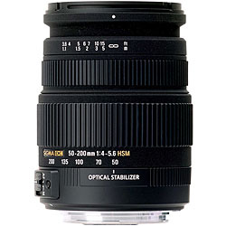 Sigma 50-200MM F4-5.6 DC OS HSM For Pentax