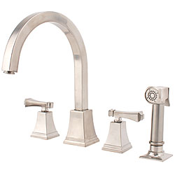 Fontaine Patiglia Brushed Nickel Kitchen Faucet/ Side Spray