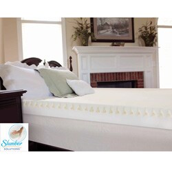 Slumber Solutions Highloft Mattress MakeOver 5-inch Memory Foam Mattress Topper