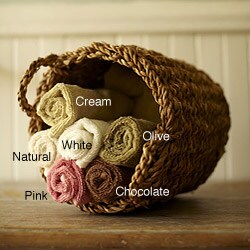 Set of 4 Organic Cotton Spa Face Towels (India)