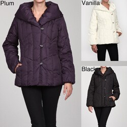 Larry Levine Women's Water Repellent Down Jacket