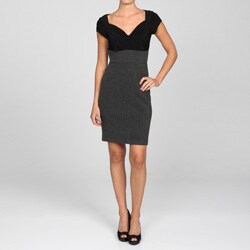 Tiana B. Women's Short-sleeve Cross-front Dress.