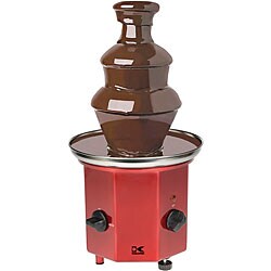 Kalorik Red Metallic Chocolate Fountain