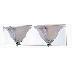 Medallion Halogen Chrome 2-light Bath Fixture