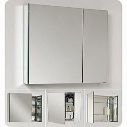 Fresca Medium Mirrored Medicine Cabinet