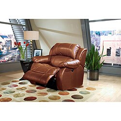 Brown Leather Recliner.