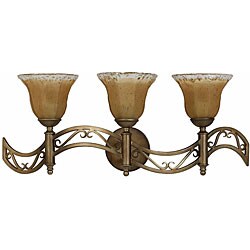 Donatelli 3-light Platinum Bronze Vanity Fixture