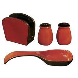 Corelle 'Hearthstone' Chili Red Completer Set