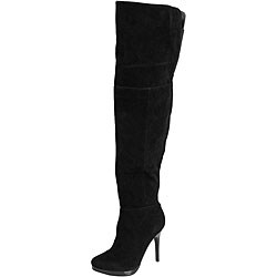 Bamboo by Journee Women's 'Addiction-69' Thigh-high Stiletto Boots
