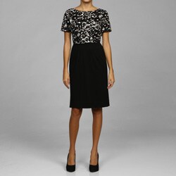 Tahari ASL Women's Ponte Knit Dress