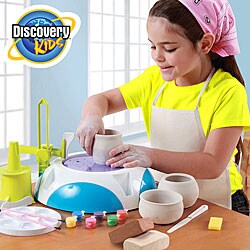 Discovery Kids Motorized Pottery Wheel with Clay