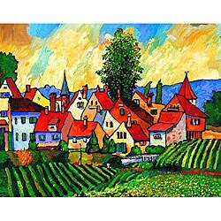 Avi Thaw 'Sunny Day' Canvas Art