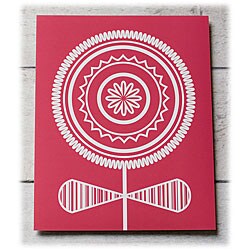 Trendography Prints  'Chloe Flower' Graphic Art Print