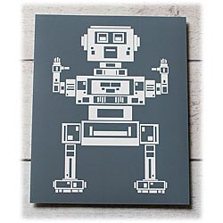 Trendography Prints  'Robot Zane' Graphic Art Print