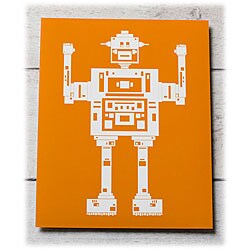 Trendography Prints  'Robot Zeke' Graphic Art Print