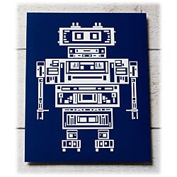 Trendography Prints  'Robot Zonk' Graphic Art Print